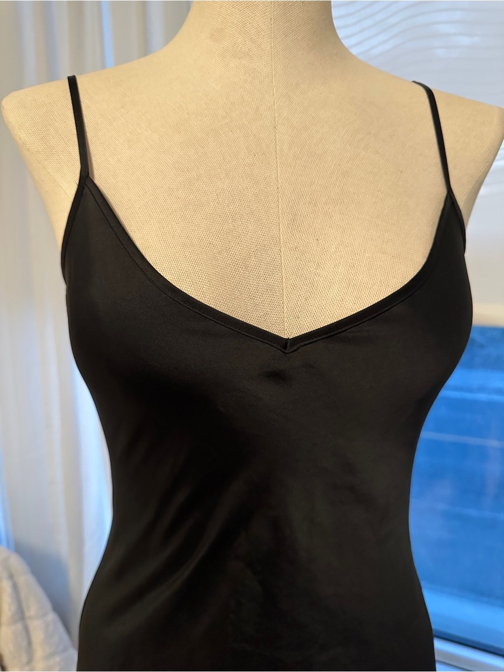Wilfred Black Slip Midi Dress - Picture 2 of 7